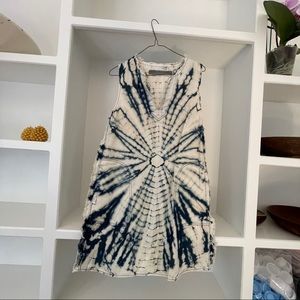 Raquel Allegra tie dye linen dress size 1